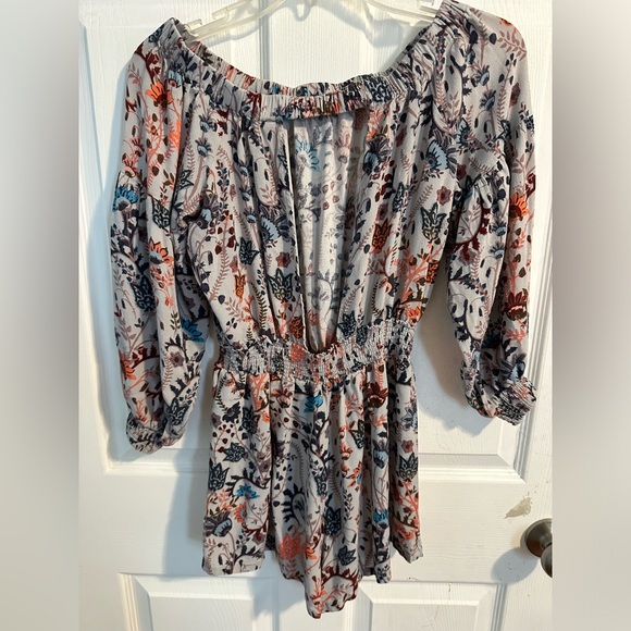 EUC Free People Pretty And Free Off The Shoulder Romper - Picture 4 of 8